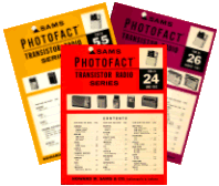   Photofact Transistor Radio Service